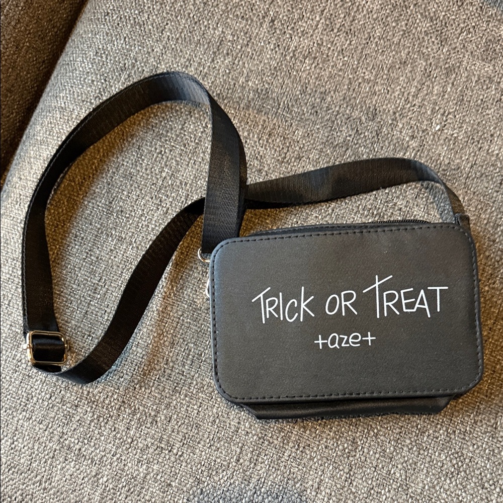 Black Trick or Treat Crossbody Bag